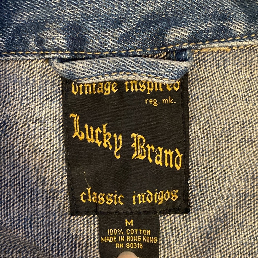 Vintage Inspired Lucky Brand Jean Jacket - Picture 2 of 4